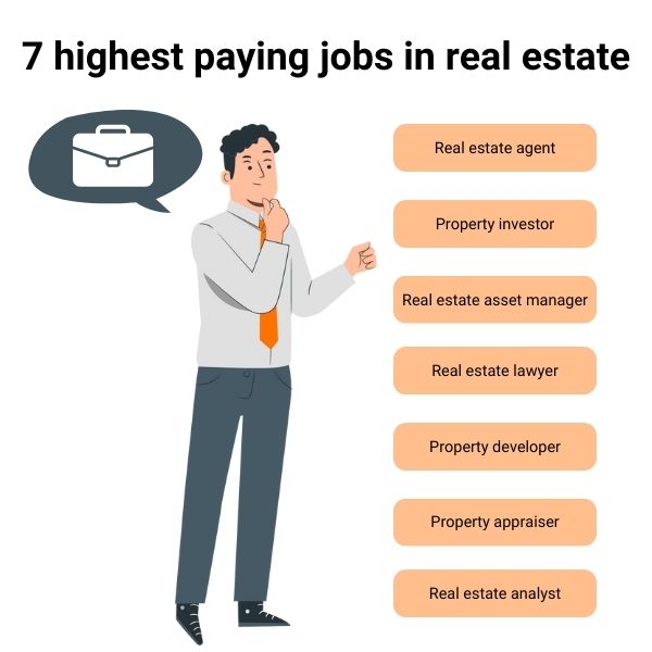 7 highest paying jobs in real estate