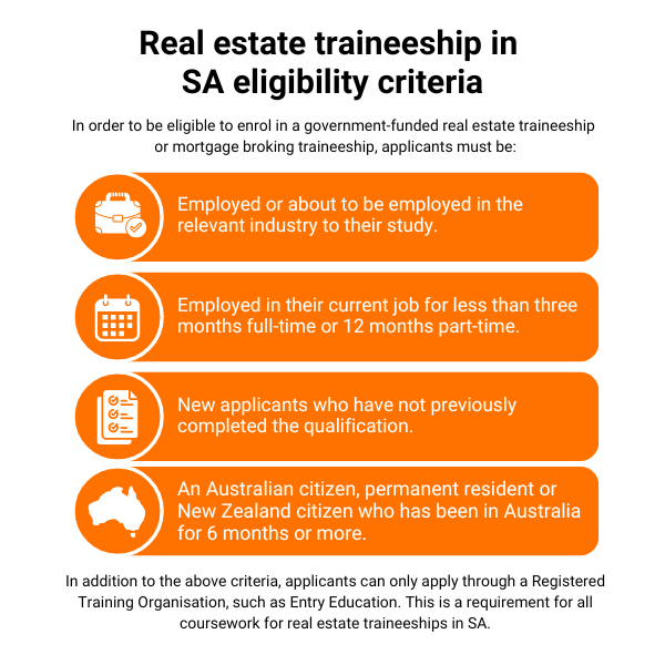 real estate traineeships SA